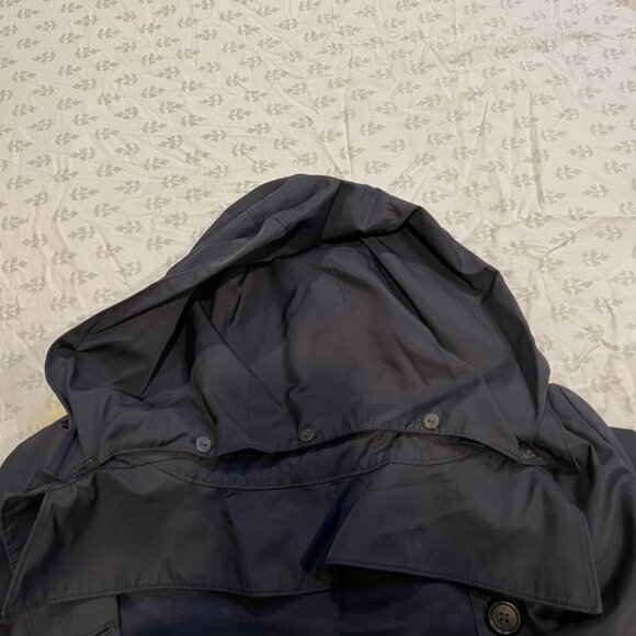 Ralph Lauren Black Waterproof Trench Coat / Raincoat Size Small - Picture 4 of 4